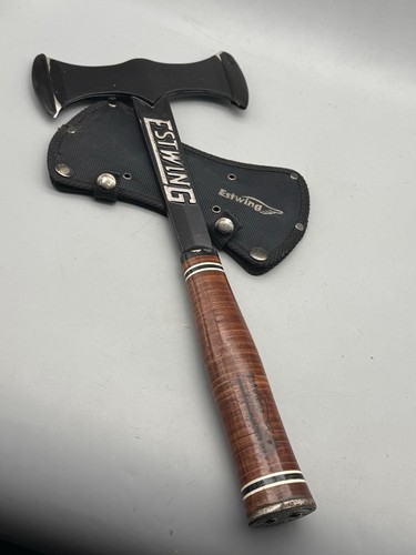 Estwing black eagle leather - black,