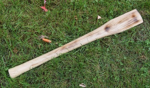Hickory double bit - hickory, saddle