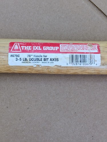 Hickory axe double - in.,