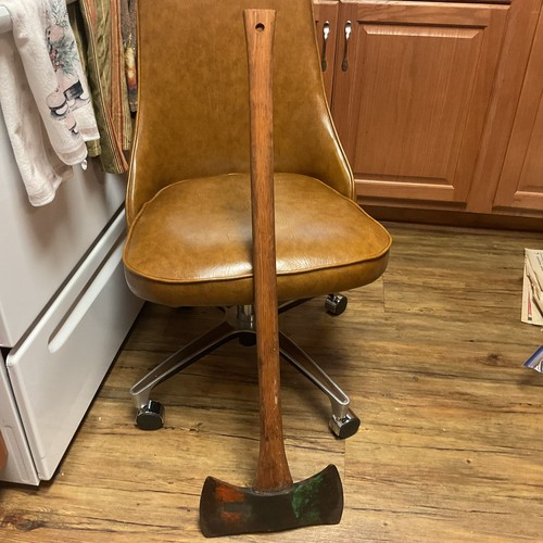 Vintage double bit axe 34 - bit, axe,